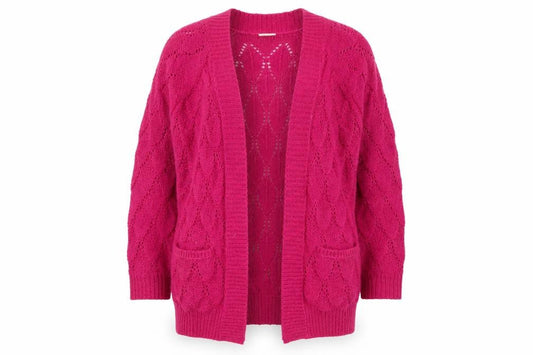 Womens UK Size S VILA Pink Cardigan Jumper