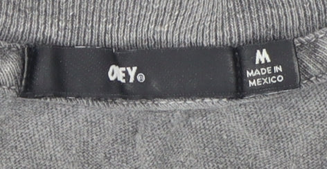 Obey Men's Grey Art Graphic T-Shirt M Regular Fit