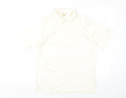 Cotton Traders Men's Beige Polo Shirt, S, Short Sleeve