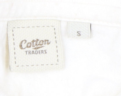 Cotton Traders Men's Beige Polo Shirt, S, Short Sleeve