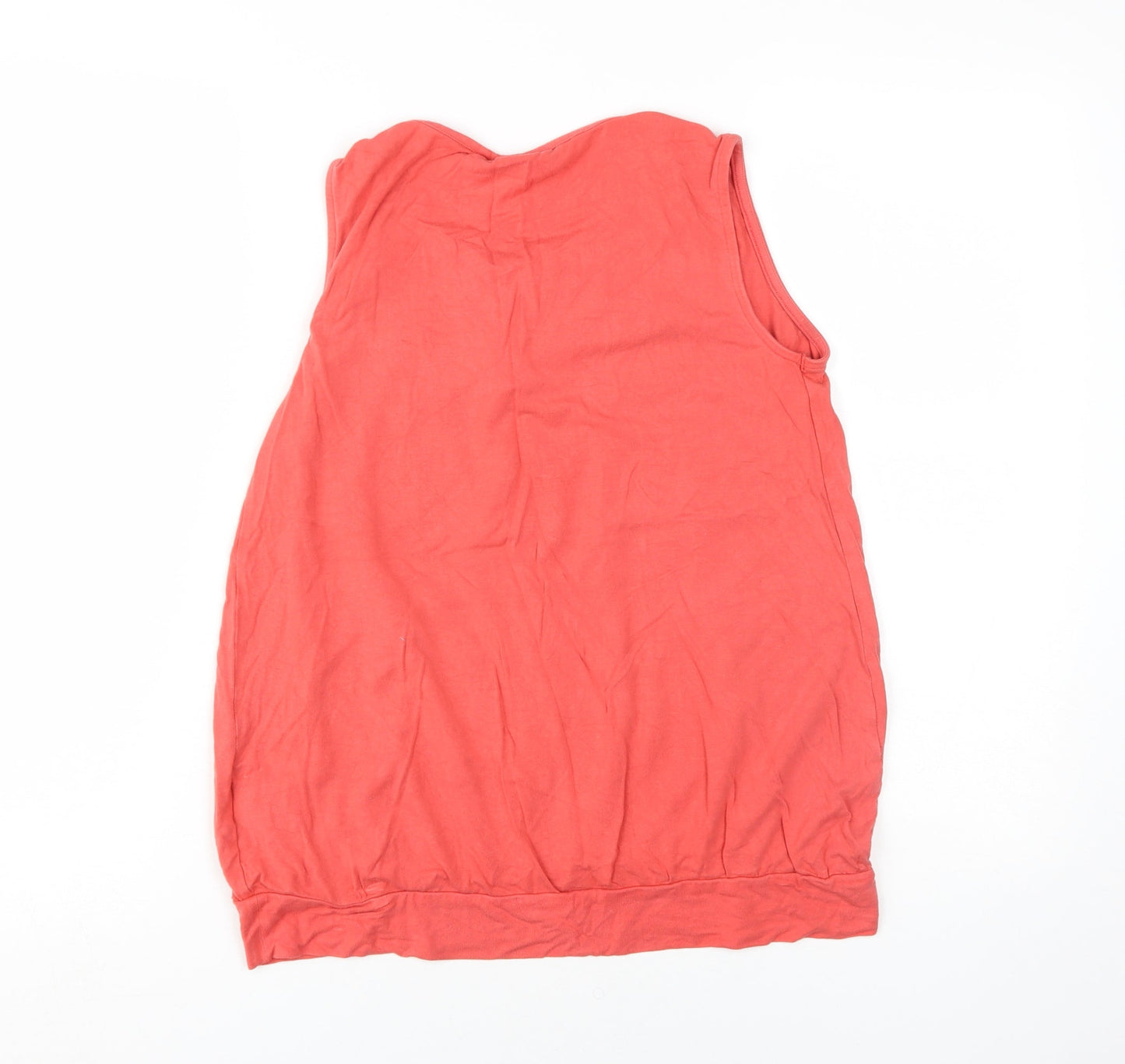 Womens UK Size S JoJo Maman Bébé Pink Basic Tank