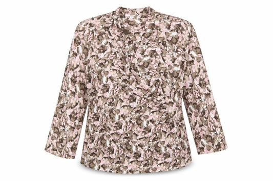 CC Women's Multicoloured Wrap Blouse, Size L