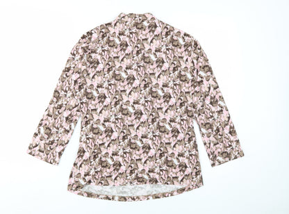 CC Women's Multicoloured Wrap Blouse, Size L