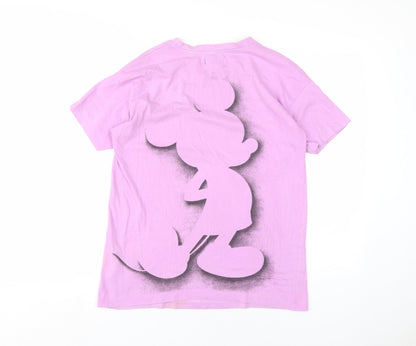 Sinsay Women's Pink XS Mickey Mouse T-Shirt
