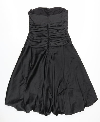 Dessy Collection Women's Black A-Line Dress Size 8
