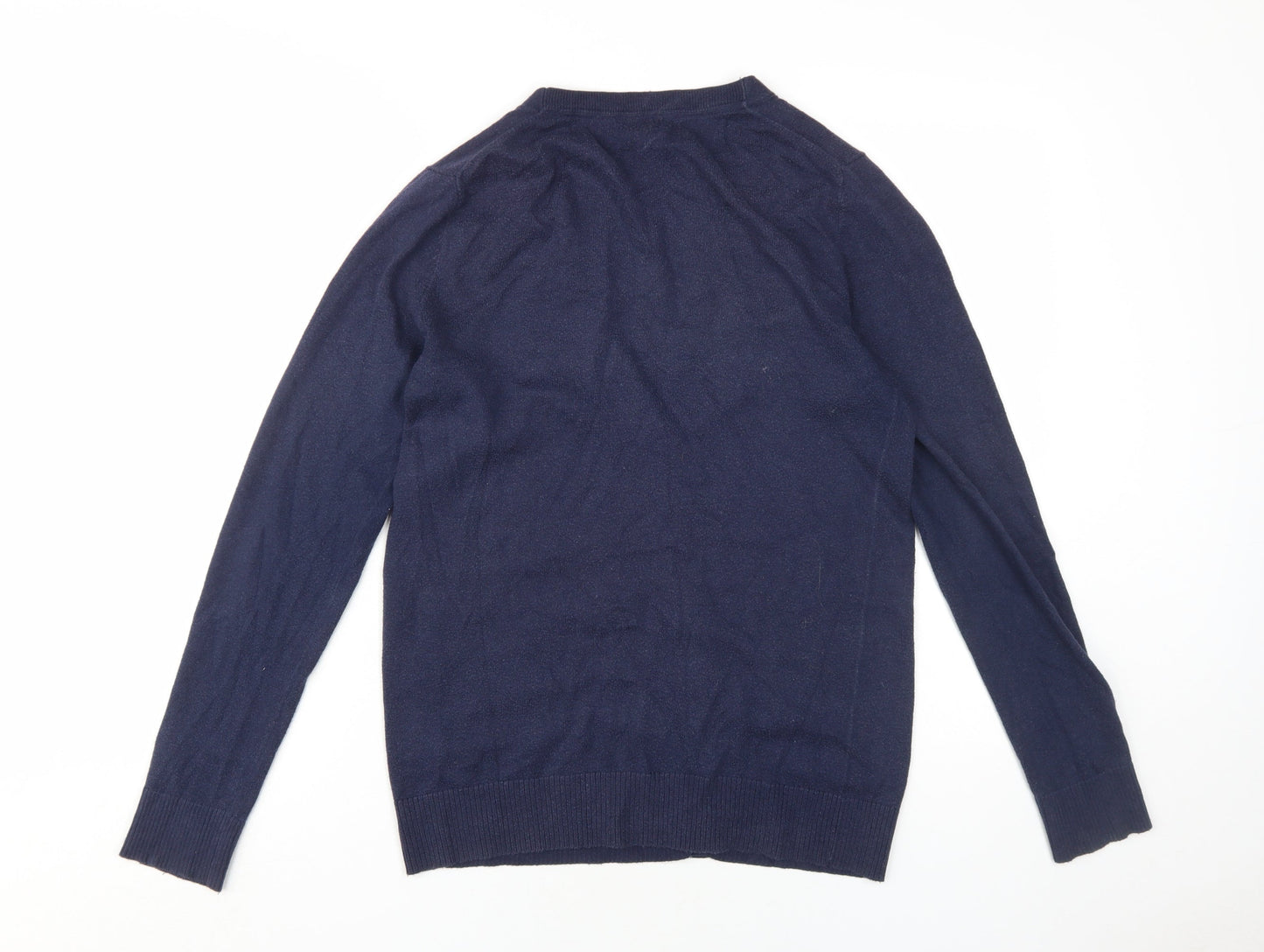 Gap Women's V-Neck Blue Cardigan M Regular
