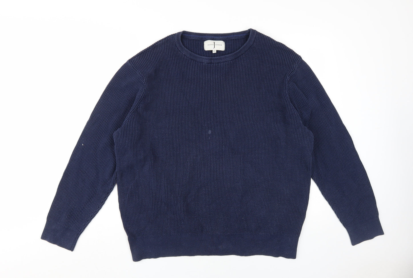 Jasper Conran Men's Blue 2XL Pullover Jumper