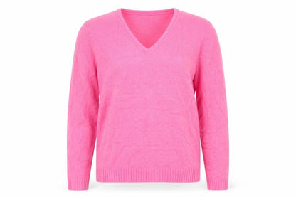 Womens UK Size M VILA Pink Pullover Jumper