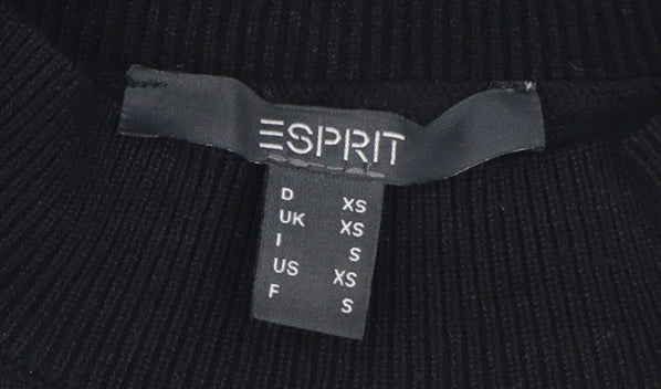 Womens UK Size XS Esprit Black Pullover Jumper
