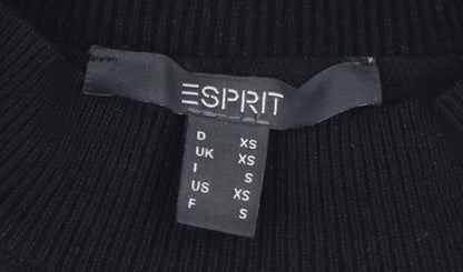 Womens UK Size XS Esprit Black Pullover Jumper