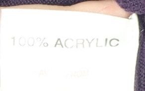 James Pringle Men's Purple V-Neck Pullover Jumper M