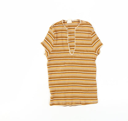 Womens UK Size S Urban Outfitters Multicoloured Jersey T-Shirt