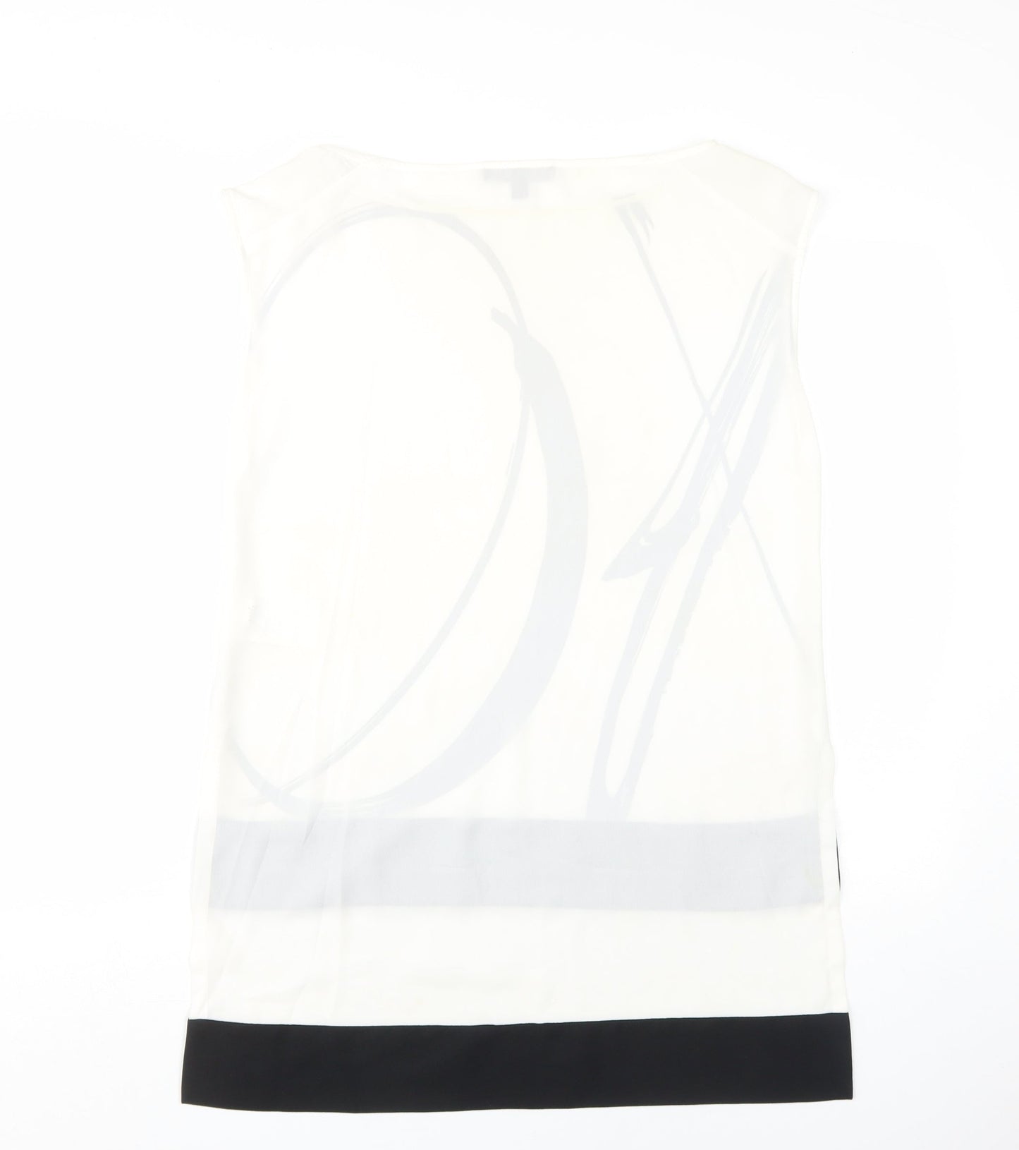 Banana Republic Women’s Black & White Sleeveless Blouse