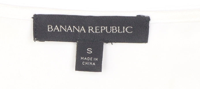 Banana Republic Women’s Black & White Sleeveless Blouse