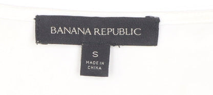 Banana Republic Women’s Black & White Sleeveless Blouse