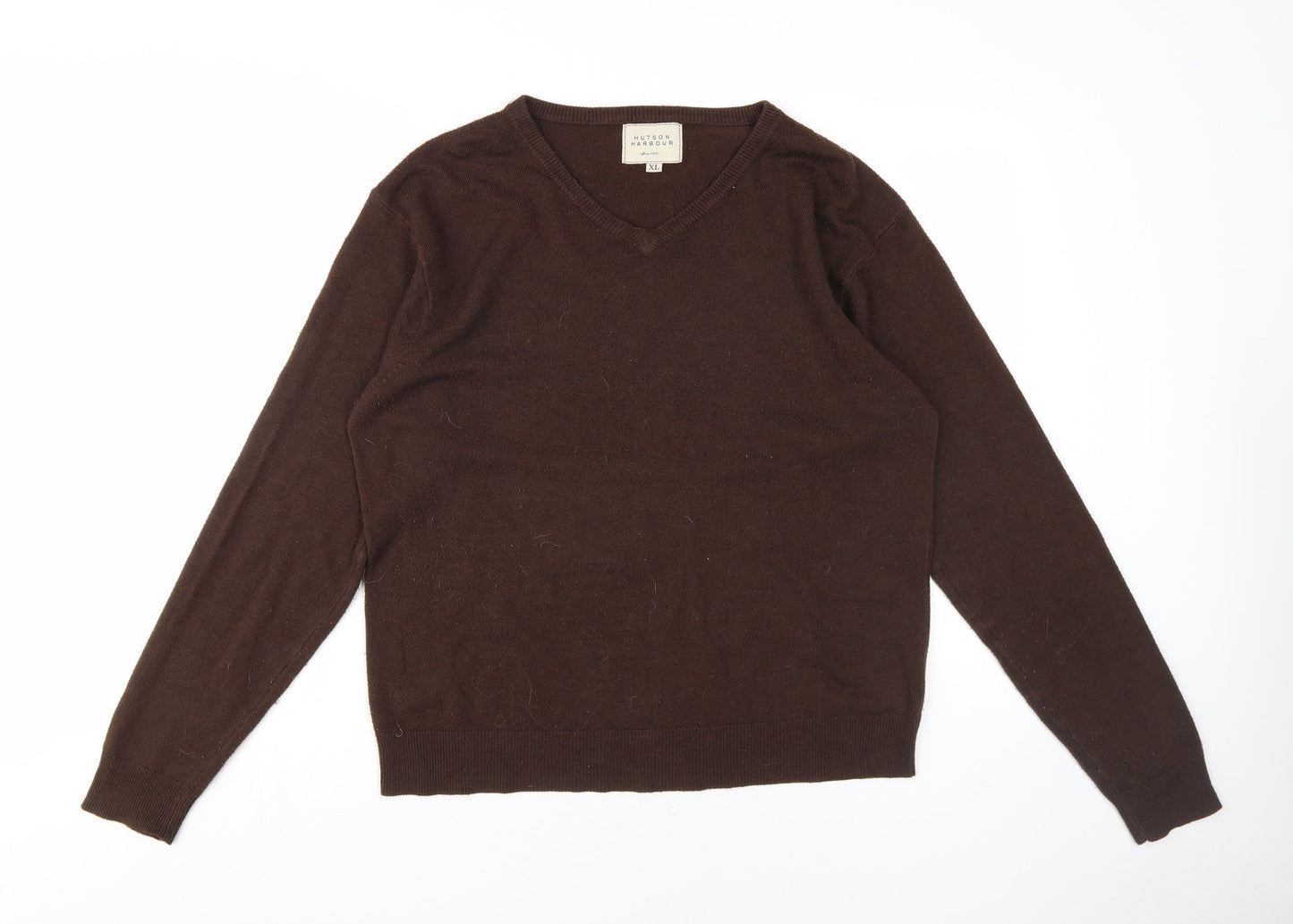 Hutson Harbour Men's Brown Pullover Jumper XL