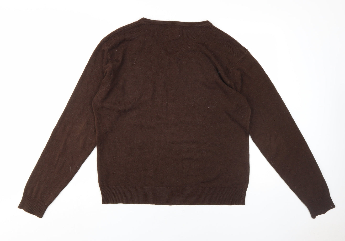 Hutson Harbour Men's Brown Pullover Jumper XL