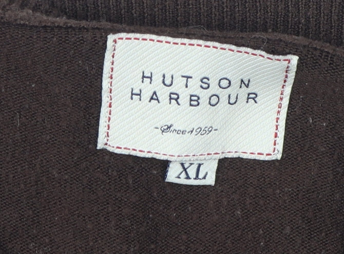 Hutson Harbour Men's Brown Pullover Jumper XL