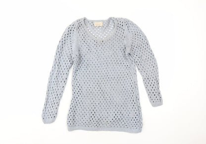 Womens UK Size UK 8 New Look Blue Pullover Jumper