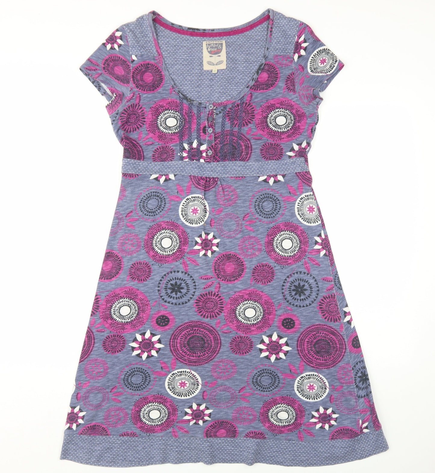 Faithful & True Maternity Floral A-Line Dress, Size 10