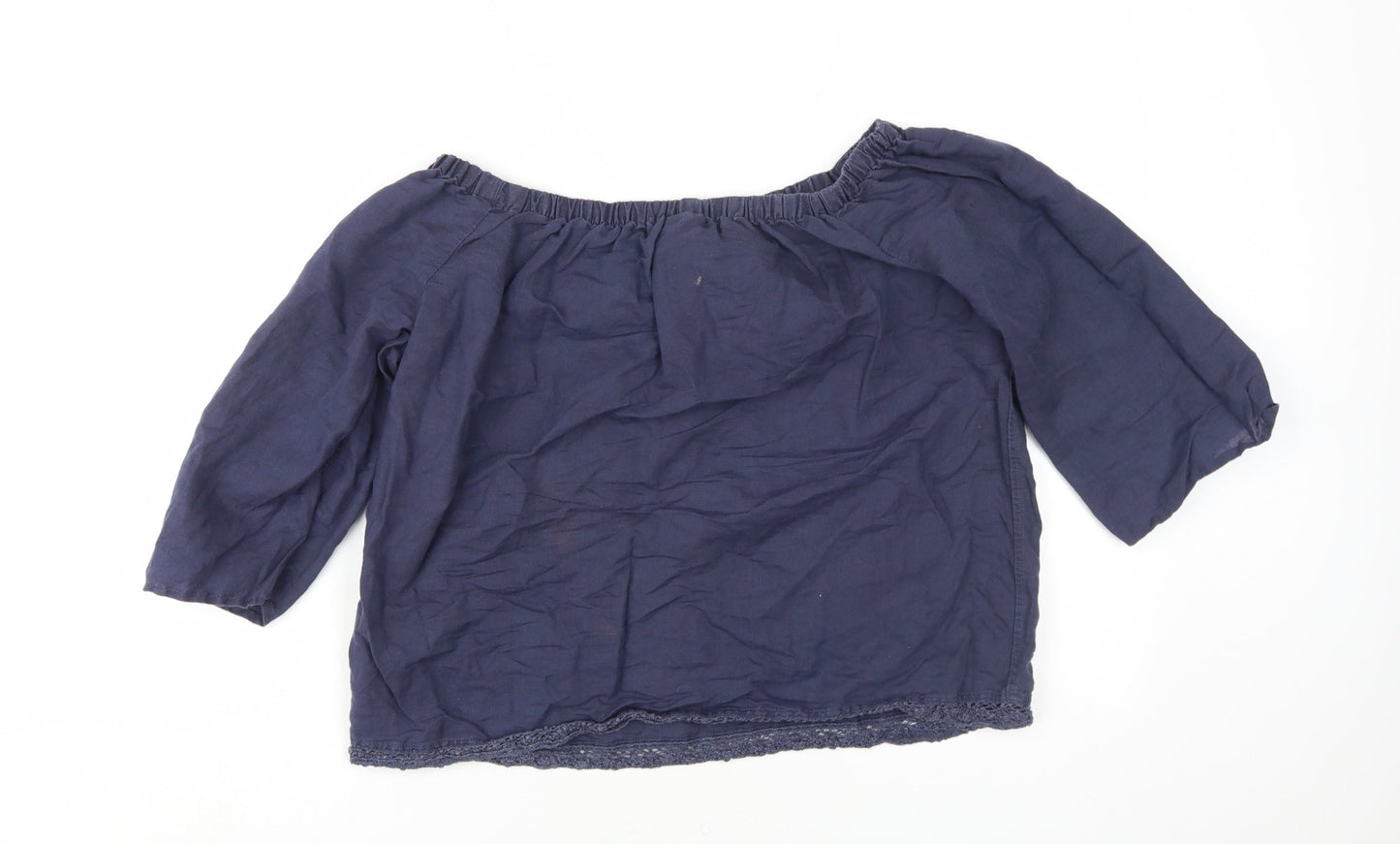 Womens UK Size 8 Marks and Spencer Blue Camisole Blouse