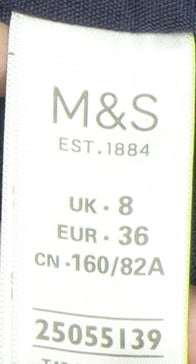 Womens UK Size 8 Marks and Spencer Blue Camisole Blouse