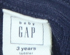 Gap Girls Blue Cardigan, 3 Years, Ruffle Accents