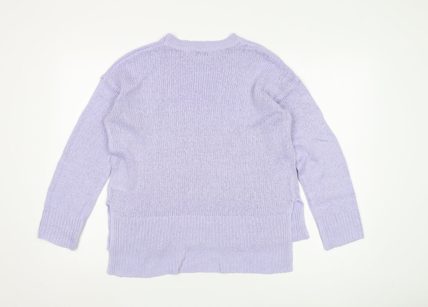 Womens UK Size S Brave Soul Purple Pullover Jumper