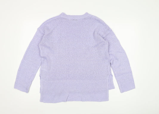 Womens UK Size S Brave Soul Purple Pullover Jumper
