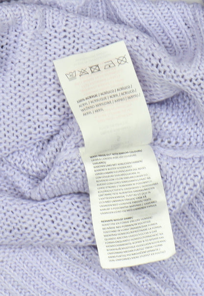 Womens UK Size S Brave Soul Purple Pullover Jumper