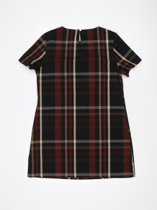 Dorothy Perkins Women's Plaid Shift Dress, Size 12, Multicoloured