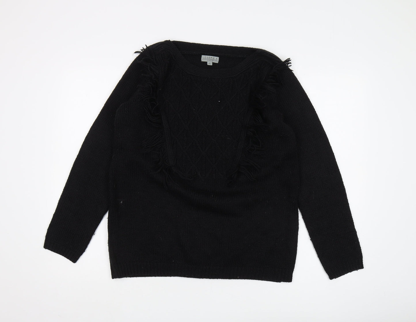 Womens UK Size M Joseph A Black Pullover Jumper