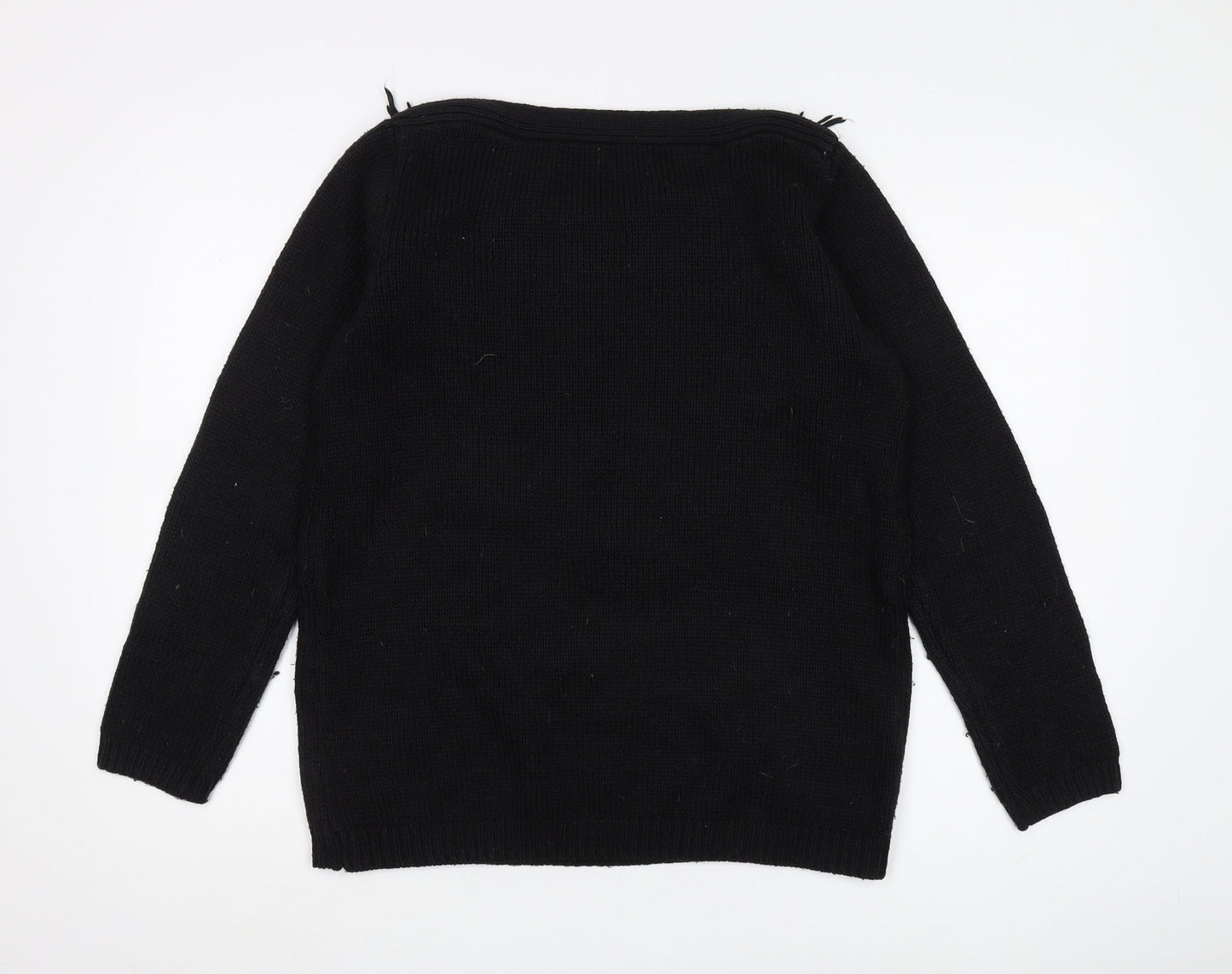 Womens UK Size M Joseph A Black Pullover Jumper