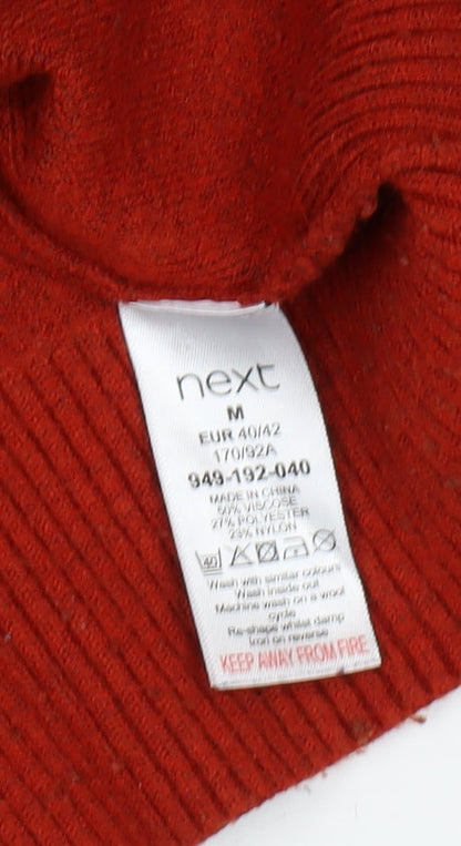Womens UK Size M NEXT Red Pullover Jumper