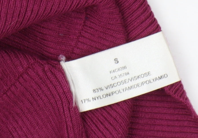 Womens UK Size S Precis Petite Purple Pullover Jumper
