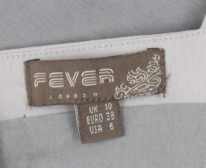 Fever Women's Grey Pencil Dress Size 10