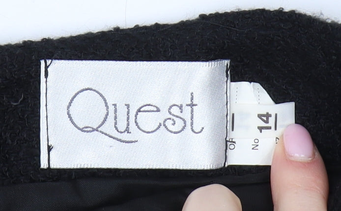 Quest Women’s Black Pencil Skirt Size 14