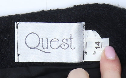 Quest Women’s Black Pencil Skirt Size 14