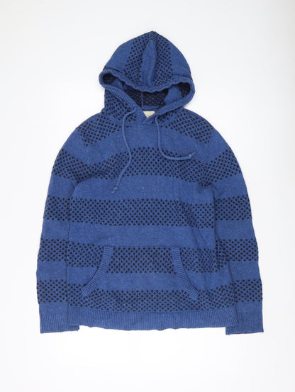 Womens UK Size S Hollister Blue Pullover Jumper