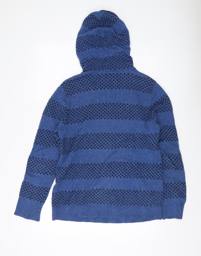 Womens UK Size S Hollister Blue Pullover Jumper