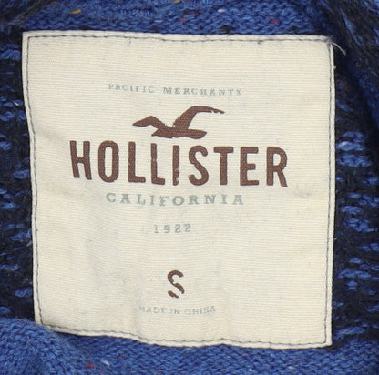 Womens UK Size S Hollister Blue Pullover Jumper