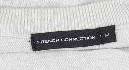 French Connection Men's Beige Cotton Pullover Jumper M
