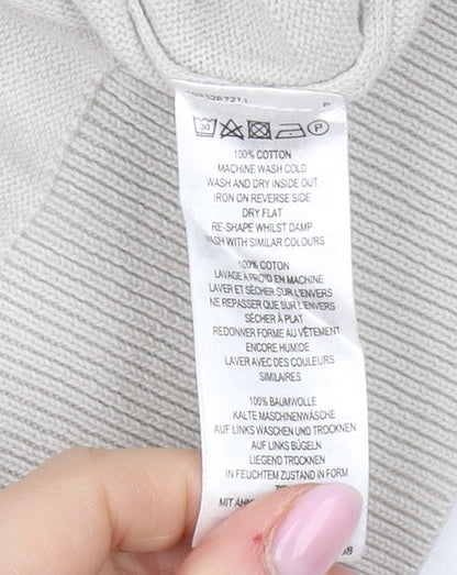 French Connection Men's Beige Cotton Pullover Jumper M