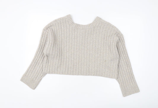 Womens UK Size XS Urban Outfitters Beige Pullover Jumper