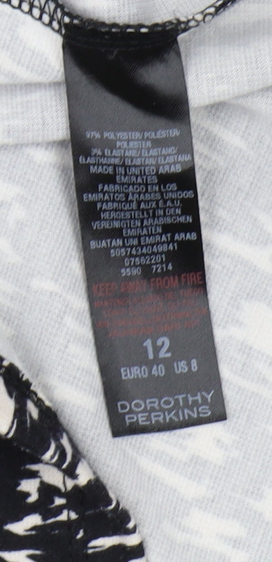 Dorothy Perkins Women's Black Dress Size 12