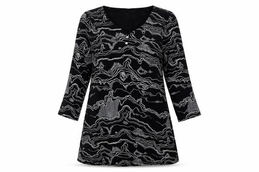 Womens UK Size S Adini Black Tunic Tunic