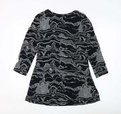 Womens UK Size S Adini Black Tunic Tunic