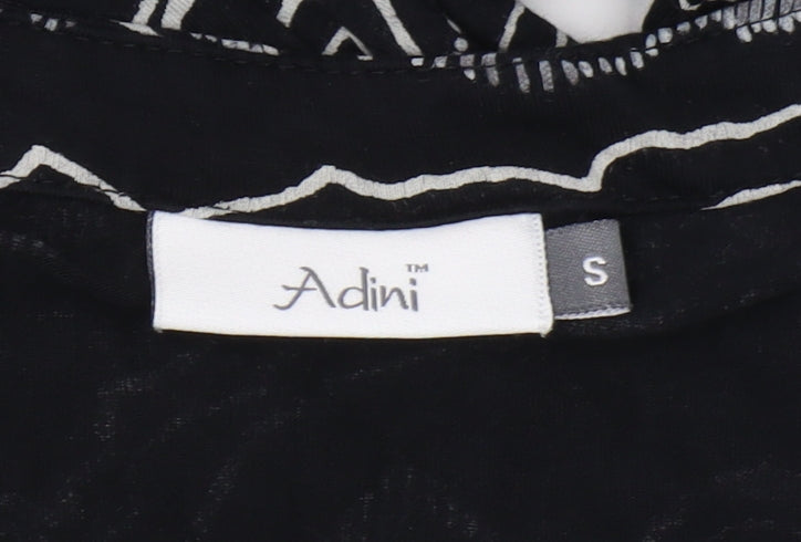 Womens UK Size S Adini Black Tunic Tunic