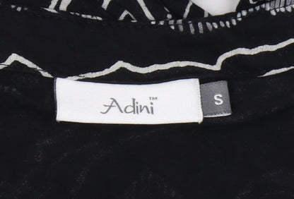Womens UK Size S Adini Black Tunic Tunic