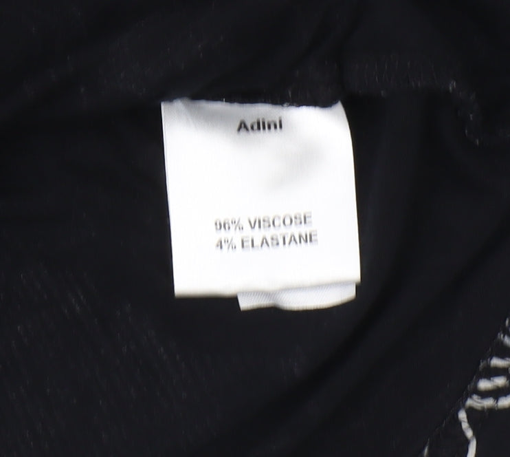 Womens UK Size S Adini Black Tunic Tunic